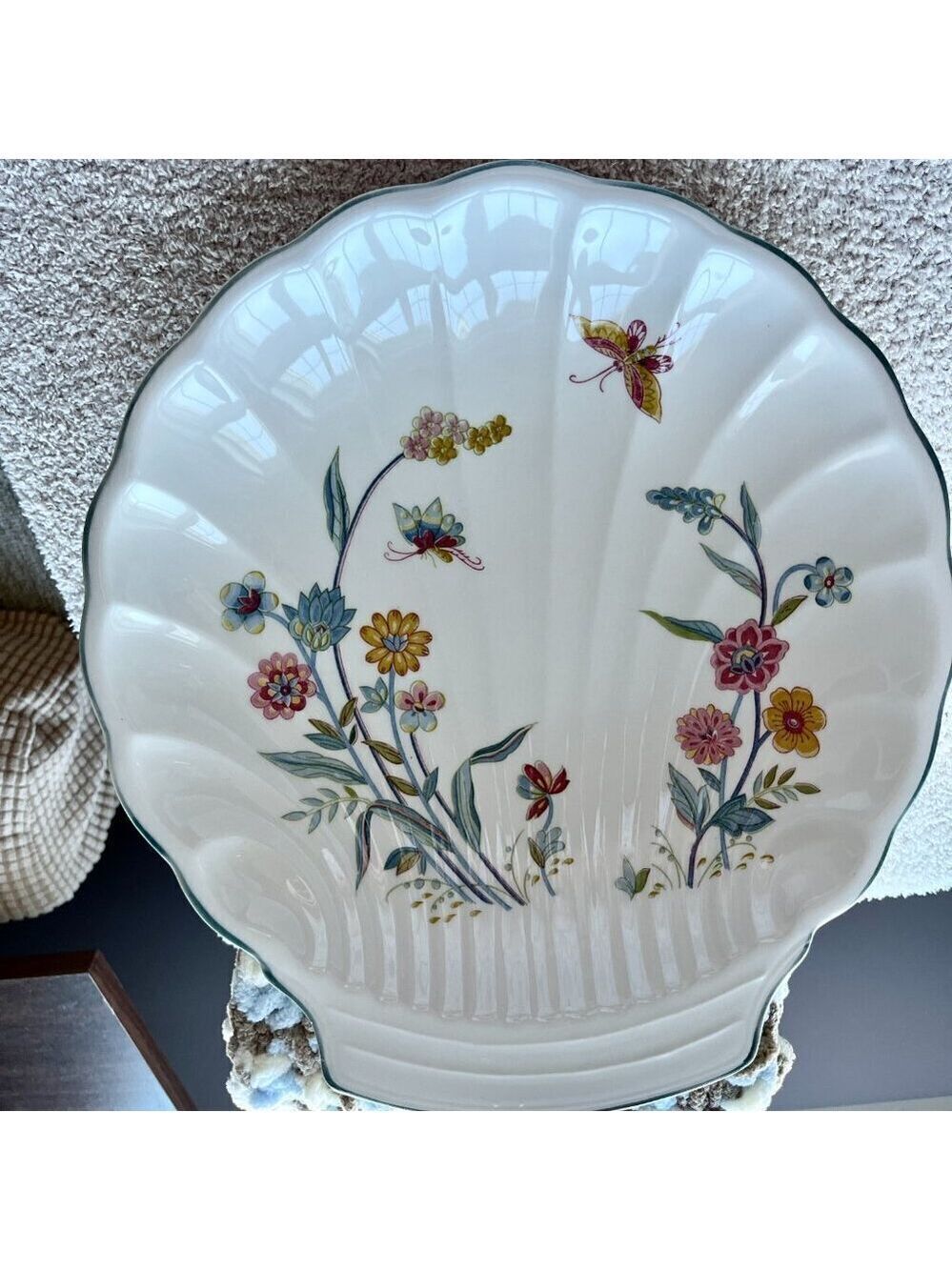 Jahuin by Andrea Vintage Ceramic Seashell Platter by Andrea - Picture 7 of 8